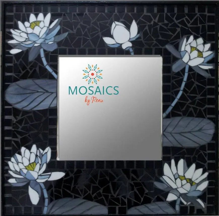 Custom mosaic mirror